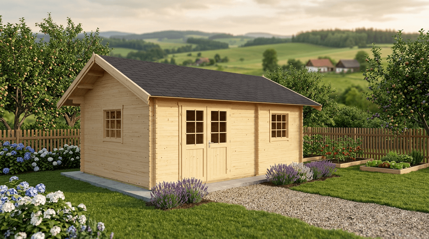 Zahradní domek Caroline v české zahradě